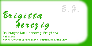 brigitta herczig business card